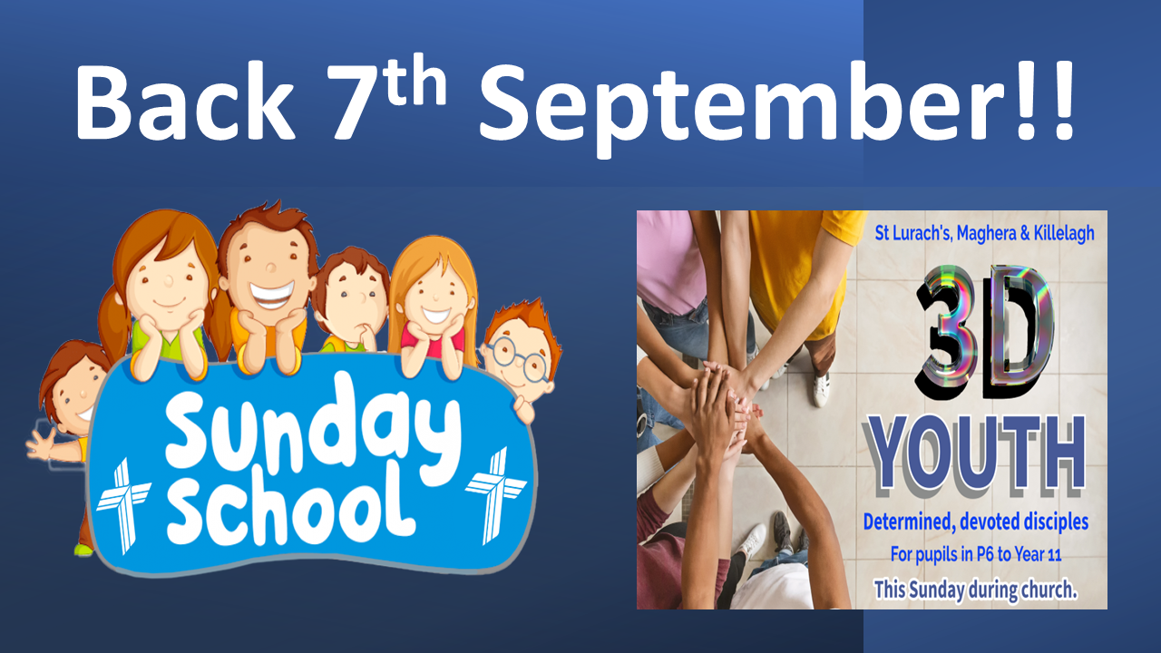 Sunday School & 3D Youth