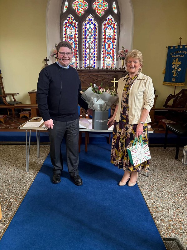 Pearl retires after 27 years as Parish Reader